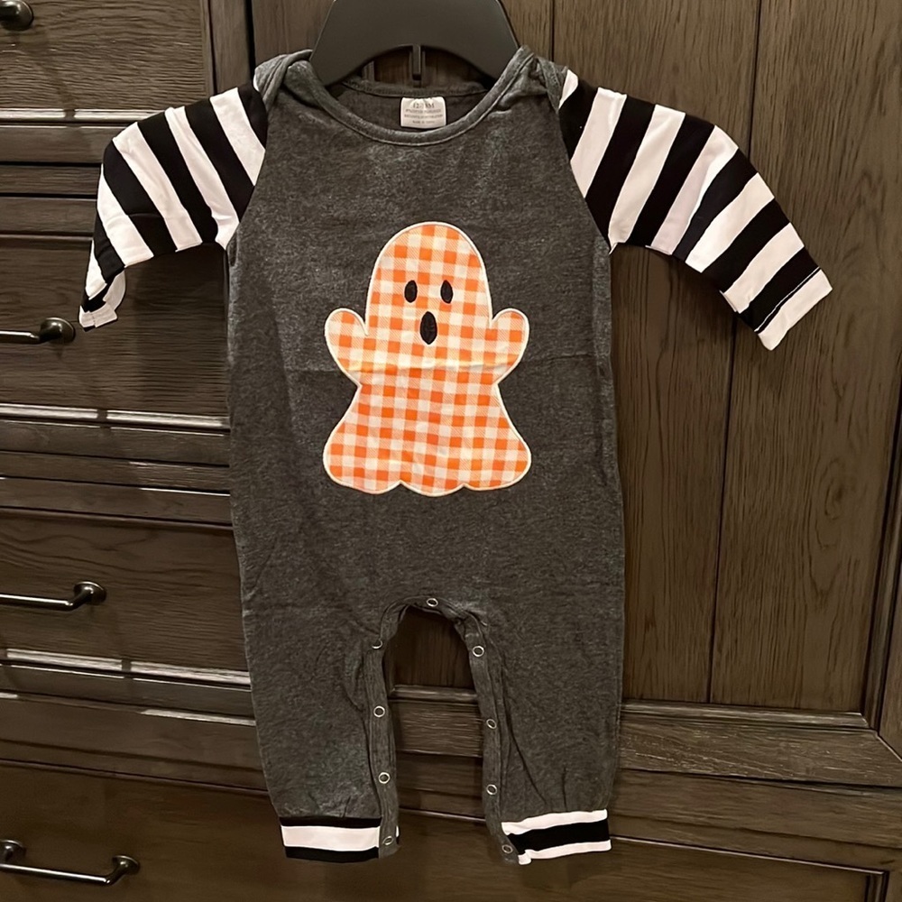 Halloween romper, boys, NWOT, 12-18mos​